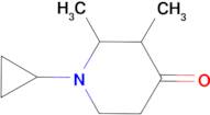 1-cyclopropyl-2,3-dimethylpiperidin-4-one