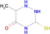 3-mercapto-6-methyl-1,2,4-triazin-5(4{H})-one