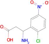 3-amino-3-(2-chloro-5-nitrophenyl)propanoic acid