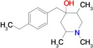 4-(4-ethylbenzyl)-1,2,5-trimethylpiperidin-4-ol