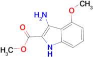 methyl 3-amino-4-methoxy-1{H}-indole-2-carboxylate