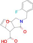 2-(2-fluorobenzyl)-1-oxo-1,2,3,6,7,7a-hexahydro-3a,6-epoxyisoindole-7-carboxylic acid