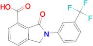 3-oxo-2-[3-(trifluoromethyl)phenyl]isoindoline-4-carboxylic acid