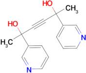 2,5-dipyridin-3-ylhex-3-yne-2,5-diol