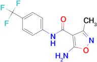 5-amino-3-methyl-{N}-[4-(trifluoromethyl)phenyl]isoxazole-4-carboxamide