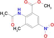 methyl 2-(acetylamino)-3-methyl-5-nitrobenzoate