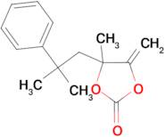 4-methyl-5-methylene-4-(2-methyl-2-phenylpropyl)-1,3-dioxolan-2-one
