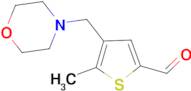 5-methyl-4-(morpholin-4-ylmethyl)thiophene-2-carbaldehyde