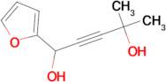 1-(2-furyl)-4-methylpent-2-yne-1,4-diol