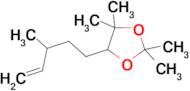 2,2,4,4-tetramethyl-5-(3-methylpent-4-en-1-yl)-1,3-dioxolane