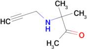 3-methyl-3-(prop-2-yn-1-ylamino)butan-2-one