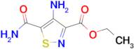 ethyl 4-amino-5-(aminocarbonyl)isothiazole-3-carboxylate