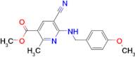 methyl 5-cyano-6-[(4-methoxybenzyl)amino]-2-methylnicotinate