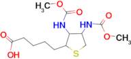 5-{3,4-bis[(methoxycarbonyl)amino]tetrahydro-2-thienyl}pentanoic acid