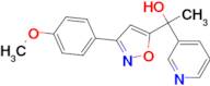 1-[3-(4-methoxyphenyl)isoxazol-5-yl]-1-pyridin-3-ylethanol