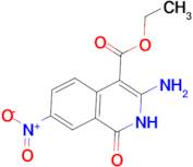 ethyl 3-amino-7-nitro-1-oxo-1,2-dihydroisoquinoline-4-carboxylate