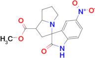 methyl 5-nitro-2-oxo-1,1',2,2',5',6',7',7a'-octahydrospiro[indole-3,3'-pyrrolizine]-1'-carboxylate