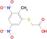 [(2-methyl-3,5-dinitrophenyl)thio]acetic acid