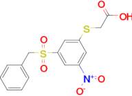 {[3-(benzylsulfonyl)-5-nitrophenyl]thio}acetic acid