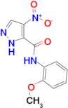 {N}-(2-methoxyphenyl)-4-nitro-1{H}-pyrazole-5-carboxamide