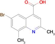 6-bromo-2,8-dimethylquinoline-4-carboxylic acid