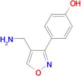 4-[4-(aminomethyl)isoxazol-3-yl]phenol