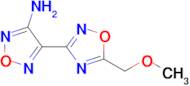 4-[5-(methoxymethyl)-1,2,4-oxadiazol-3-yl]-1,2,5-oxadiazol-3-amine