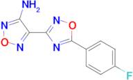 4-[5-(4-fluorophenyl)-1,2,4-oxadiazol-3-yl]-1,2,5-oxadiazol-3-amine