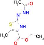 Ethyl 2-(2-acetylhydrazino)-5-methylthiazole-4-carboxylate