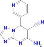 5-Amino-7-(pyridin-3-yl)-4,7-dihydro-[1,2,4]triazolo[1,5-a]pyrimidine-6-carbonitrile