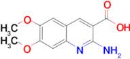 2-Amino-6,7-dimethoxyquinoline-3-carboxylic acid