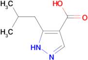 3-Isobutyl-1H-pyrazole-4-carboxylic acid