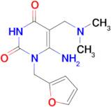 6-Amino-5-((dimethylamino)methyl)-1-(furan-2-ylmethyl)pyrimidine-2,4(1H,3H)-dione