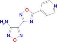 4-[5-(Pyridin-4-yl)-1,2,4-oxadiazol-3-yl]-1,2,5-oxadiazol-3-amine