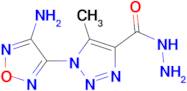 1-(4-Amino-1,2,5-oxadiazol-3-yl)-5-methyl-1H-1,2,3-triazole-4-carbohydrazide