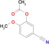 5-Cyano-2-methoxyphenyl acetate