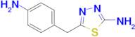 5-(4-Aminobenzyl)-1,3,4-thiadiazol-2-amine