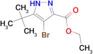 Ethyl 4-bromo-5-(tert-butyl)-1H-pyrazole-3-carboxylate
