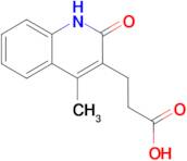 3-(4-Methyl-2-oxo-1,2-dihydroquinolin-3-yl)propionic acid