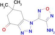 1-(4-Amino-1,2,5-oxadiazol-3-yl)-6,6-dimethyl-1,5,6,7-tetrahydro-4H-benzo[d][1,2,3]triazol-4-one