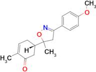 (5S)-5-[3-(4-Methoxyphenyl)-5-methyl-4,5-dihydroisoxazol-5-yl]-2-methylcyclohex-2-en-1-one