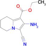 Ethyl 2-amino-3-cyano-5,6,7,8-tetrahydroindolizine-1-carboxylate