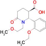 (2R,3R)-2-(2-Ethoxyphenyl)-1-(2-methoxyethyl)-6-oxopiperidine-3-carboxylic acid