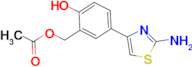 5-(2-Aminothiazol-4-yl)-2-hydroxybenzyl acetate