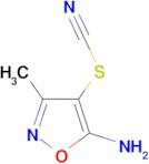 3-Methyl-4-thiocyanatoisoxazol-5-amine