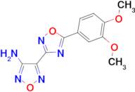 4-[5-(3,4-Dimethoxyphenyl)-1,2,4-oxadiazol-3-yl]-1,2,5-oxadiazol-3-amine