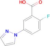 2-Fluoro-5-(1H-pyrazol-1-yl)benzoic acid