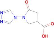 5-Oxo-1-(4H-1,2,4-triazol-4-yl)pyrrolidine-3-carboxylic acid