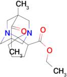 Ethyl 5,7-dimethyl-6-oxo-1,3-diazaspiro[adamantane-2,1'-cyclopentane]-2'-carboxylate