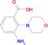 3-amino-2-morpholin-4-ylbenzoic acid